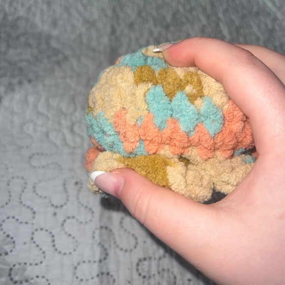 Handmade Multicolour Crochet Octopus - Picture 2 of 4